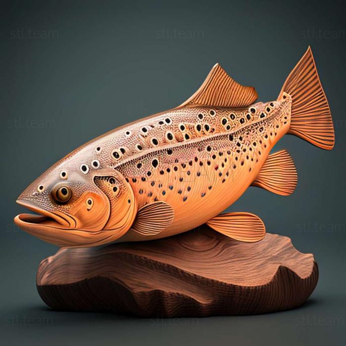 3D model trout (STL)
